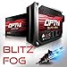 OPT7 Blitz Fog Light HID Kit • 3x Brighter - 4x Longer Life - All Colors and Sizes • Simple DIY Install - 2 Yr Warranty - Bulbs and Ballasts [H11 H8 H9 - 10K Deep Blue Xenon]