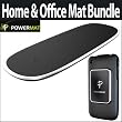 Powermat PMM-HO100 Home & Office Mat (Black) Bundle With Powermat PMRAIP1 Receiver Case for Iphone 3G 3GS