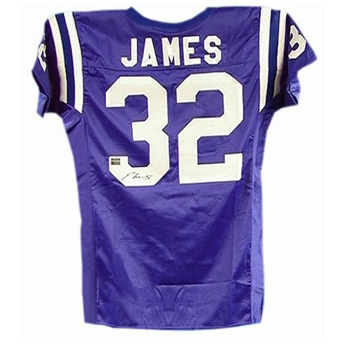 Mounted Memories Indianapolis Colts Edgerrin James Signed Jersey