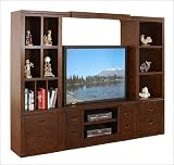 Lifestyle California 30902V / 30903V / 30931V / 30979V Auburn Four Piece Entertainment Center with 5