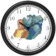 Napoleon Bonaparte 2 Wall Clock by WatchBuddy Timepieces (Black Frame)