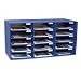 PAC001308 - Mail Box, 15 Slots, 12-1/2x10x3 Slots, Blue