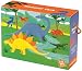Mudpuppy Dinosaur Park Floor Puzzle