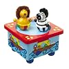 Wooden Noah's Ark Dancing Music Box