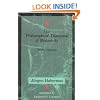 The Philosophical Discourse of Modernity: Twelve Lectures (Studies in Contemporary German Social Thought)