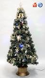 マルチLED付 ファイバーツリーセット 150cm 【クリスマスツリー】