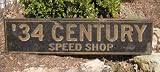 1934 34 BUICK CENTURY SPEED SHOP - Rustic Hand Painted Wooden Sign