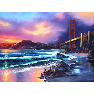 California Gold 1000pc Jigsaw Puzzle by Lionel Dougy