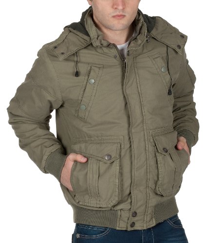 98-86 Herren Winterjacke by Sublevel Eight2Nine Jeans Star MOD 3589 olive D.G