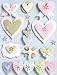 Brenda Walton Grand Adhesions Embellishments-Wedding Beaded Hearts
