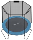 Ultrasport trampolino da giardino Jumper 251 cm inclusa rete di sicurezza / 3 piedini - direttiva per la sicurezza Modello 2012 pi� nuovo - fino a 150 kg