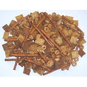 Scott's Cakes Old Bay Spice Cereal Snack Mix in a Decorative Small Tin
