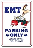 EMT ~Sign~ paramedic hospital injury health job gift
