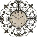Infinity Instruments Fleur de Lis Wall Clock