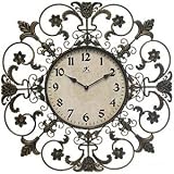 Infinity Instruments Fleur de Lis Wall Clock