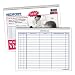 Rediform Visitors Log Book, Wirebound,  White, 11 x 8.5 Inches, 50 Pages (9G620)