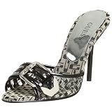 GUESS Women's Siva Sandal,Black,9.5 M