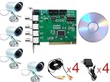 GudCraft CCTV 4 Cameras DVR Video Surveillance Security System