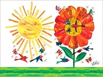 Big Sale Oopsy Daisy Fine Art for Kids Garden Stretched Canvas Art by Eric Carle, 24 by 18-Inch