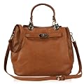 Large Fashion Tote Bag Tan Brown