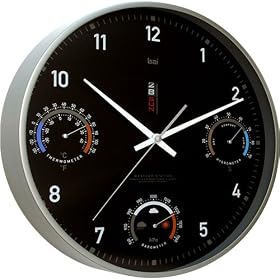 Weather Monitor Wall Clock by Bai Design