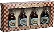 Brown Family Farm Pure Maple Syrup Sampler (Fancy, A-Medium Amber, A-Dark Amber, Grade B) 4-Count, 1.35-Ounce Glass Bottless (Pack of 2)