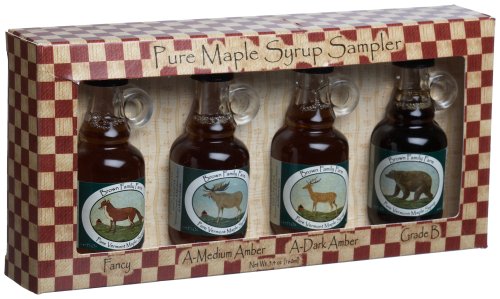 Brown Family Farm Pure Maple Syrup Sampler (Fancy, A-Medium Amber, A-Dark Amber, Grade B)... by Brown Family Farm