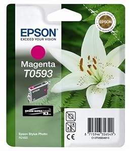 Epson Magenta Red Ink Inkjet Printer Cartridge T0593