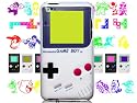 iPod Touch 4, 4G, 5, White Wei&szlig; Gameboy Hard Case H&uuml;lle Taschen