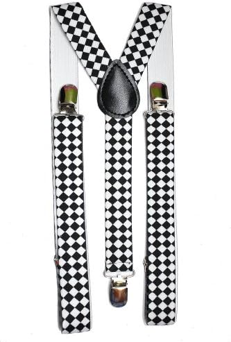 AJ Accessories Youth Checkered Suspenders