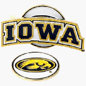 Iowa Hawkeyes Hat Clip Golf Ball Marker