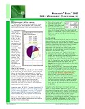 Microsoft Excel 2003 Quick Reference Guide: Excel 204 - Worksheet Functionality