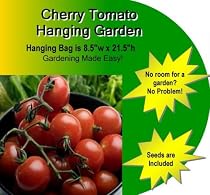 GROW KITS * 3 Pack - 3 Cherry Tomato Hanging Garden Bag Planters - Complete Kits
