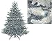 4.5' Just Cut Blue Aspen Frasier Pre-Lit Artificial Christmas Tree -Clear Lights