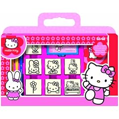 Noris 606317803 - Hello Kitty ,Stempel Set im K�fferchen, 7 Stempel