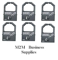 6 Pack Compatible Panasonic Kx-P110i Printer Ribbons, Works for KX-P1124I, KX-P113, KX-P115, KX-P1150