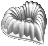 Fat Daddio's Cast Aluminum Fancy Heart 12-Cup Pan