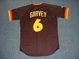 STEVE GARVEY San Diego Padres 1984 Majestic Cooperstown Throwback Away Baseball Jersey, XL