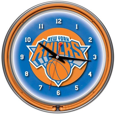 Trademark New York Knicks Double Ring Neon Clock