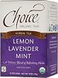 Choice Organic Lemon Lavender Mint Her Tea, 16-Count Box (Pack of 6)