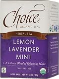 Choice Organic Lemon Lavender Mint Her Tea, 16-Count Box (Pack of 6)
