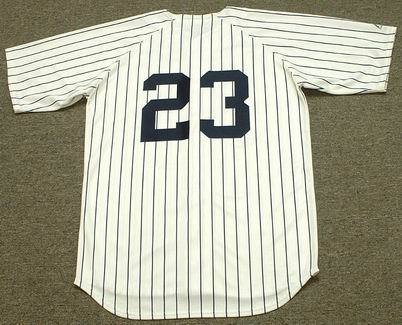 DON MATTINGLY New York Yankees 1985 Majestic Cooperstown Throwback Home Baseball Jersey, LARGE