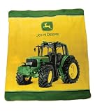 51uBBWCd5oL. SL160  Scene Weavers John Deere Pickles 50 X 70 Fleece Throw, Green Tractor