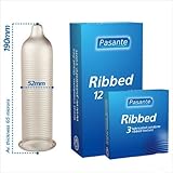 PASANTE RIBBED Condoms Pack of 144