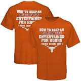 Texas Longhorns Entertained T-Shirt - Burnt Orange