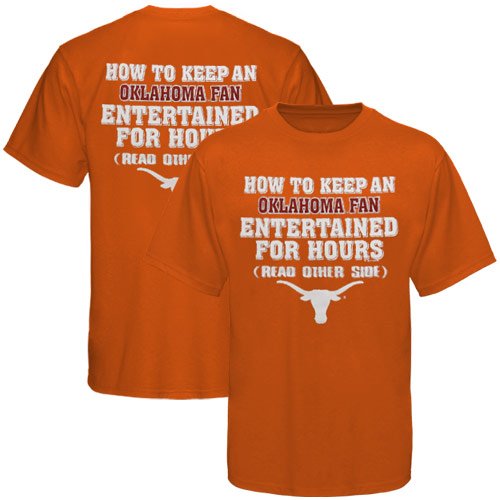 NCAA Texas Longhorns Entertained T-Shirt - Burnt Orange