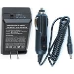 NP-BK1 Car & Wall Charger Combo for mju Tough 6020, Tough 8010, 5010, 9010, 1010, 1020, 1030 SW, Tough 6000 SP series, SP-800 UZ, Stylus Tough 6020, 8010, 6000, 6010, 8000 $1.07