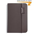 Amazon Lederh�lle f�r Kindle Keyboard mit integrierter Leselampe, Schokobraun (nur geeignet f�r Kindle Keyboard)