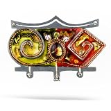 Red & Gold Pagoda Pin from the Artazia Collection #1702B GP OP
