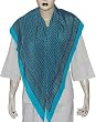 Silk Scarves for Hair Square Handpainted 44 x 44 inches (sqsrf078)
